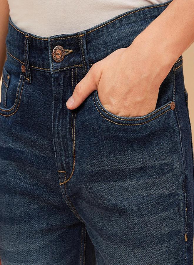هاي ستار جينز بقصة عادية وخصر متوسط من ستايلي - Image 4