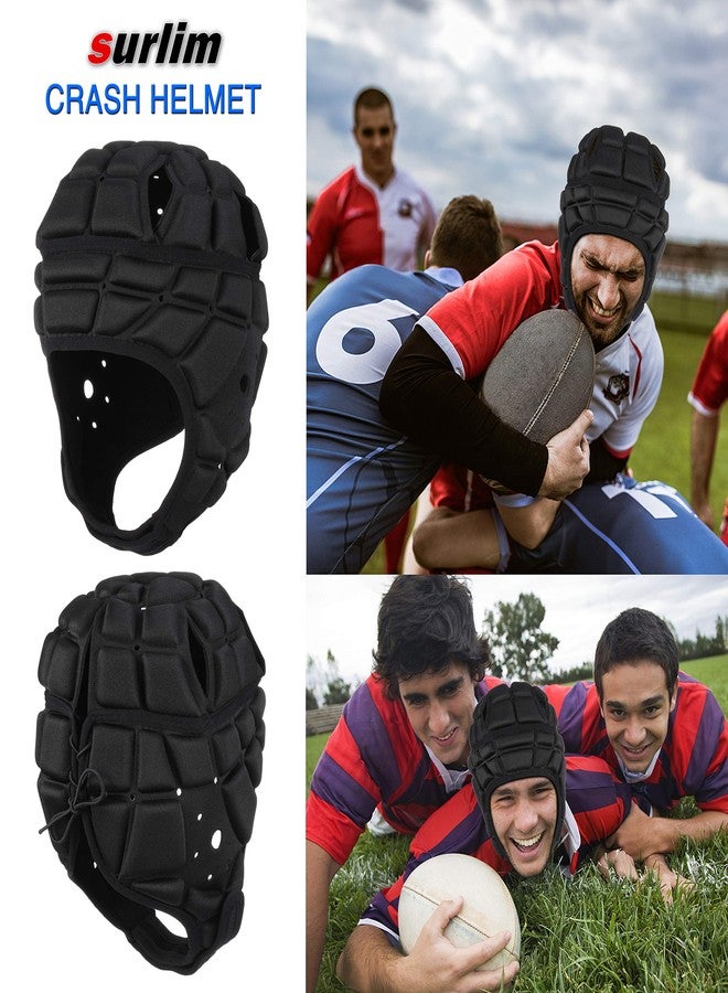 خوذة كرة قدم أمريكية من نوع Surlim Soft Shell، وقبعة رغبي للكبار - Image 5