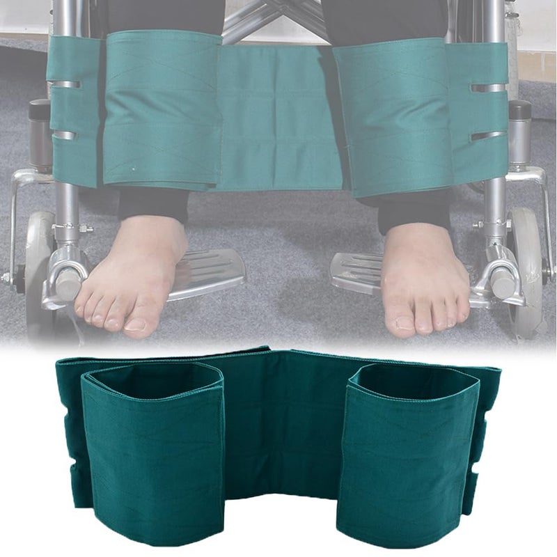 MESINURS Wheelchair Leg Restraint Straps Safety Foot Support for Elderly Disabled Transport Secure Positioning Belt for NonAmbulatory Patients