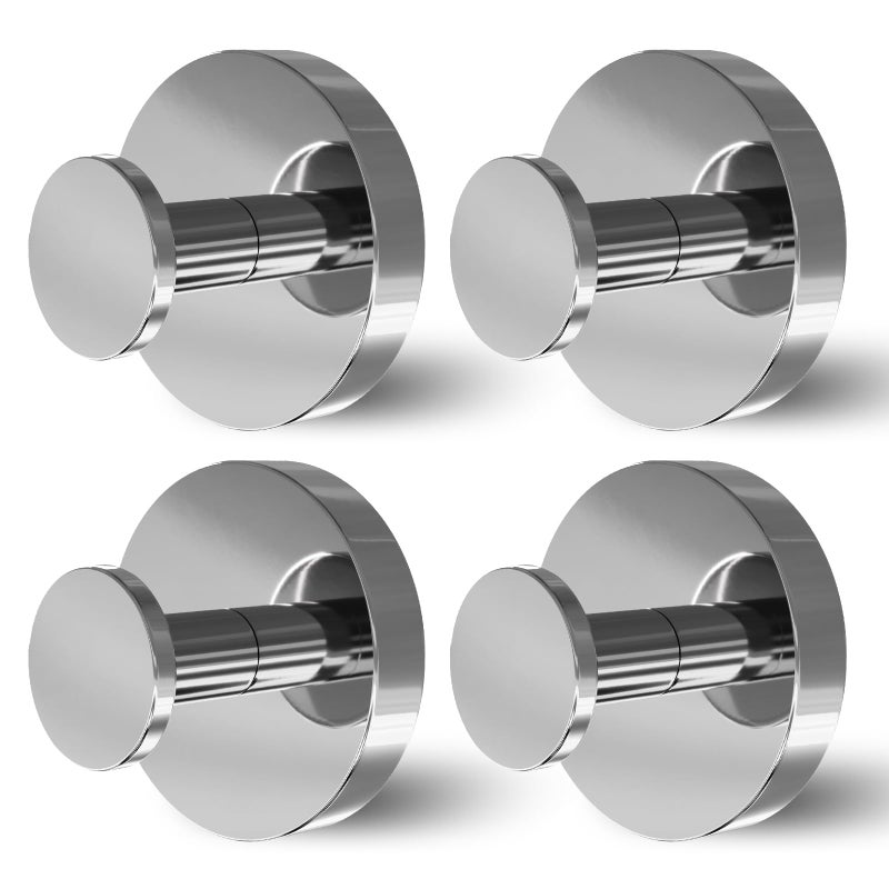 Shower Hooks for Inside ShowerSuction Cup Hooks for Glass WindowRemovable Towel Hooks for Bathrooms4 PacksMirror