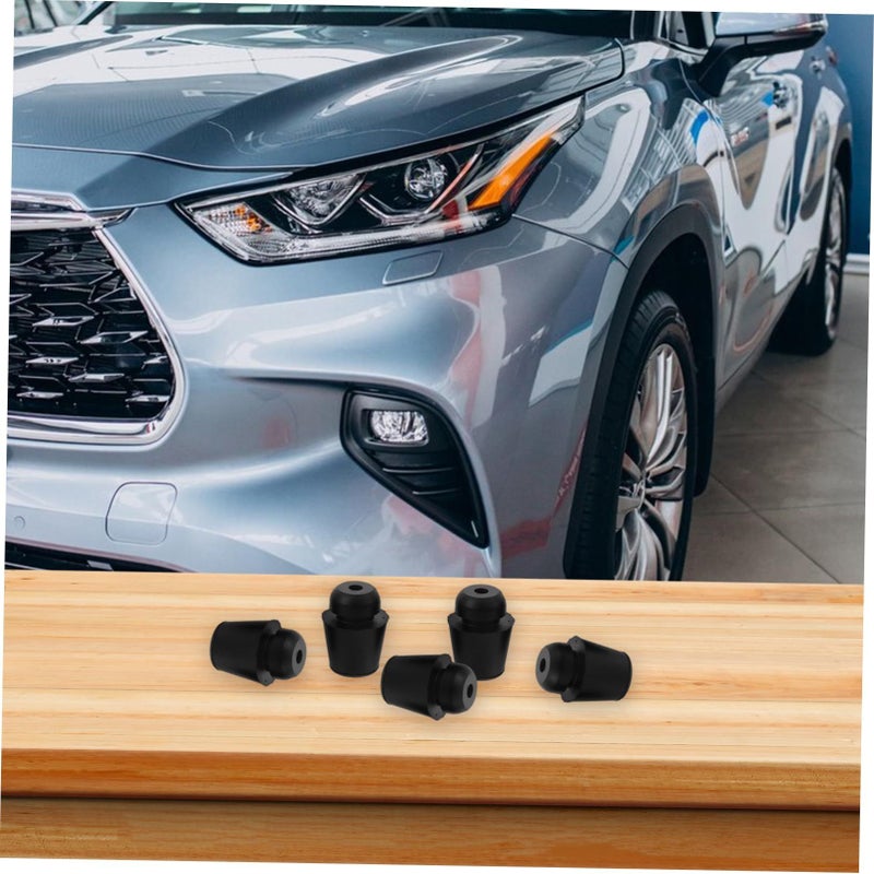 Car Door Impact Absorber Pads 50 Pcs Rubber Silence Bumpers Noise Reduction Cushion Easy Installation Durable Shock Absorbing Protection For Front And Rear Car Doors - Image 5