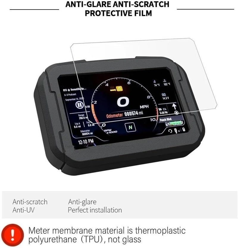 Wivplex TFT 6.8 Inch Motorcycle Instrument Panel Cover - Image 4