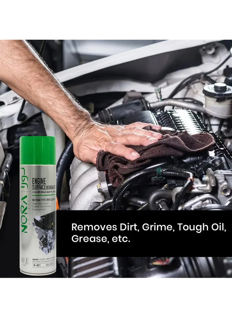 Nora Premium Engine Surface Degreaser – Heavy-Duty Cleaner for Car, Motorcycle, and Industrial Equipment -  NORA 500ml - Image 2