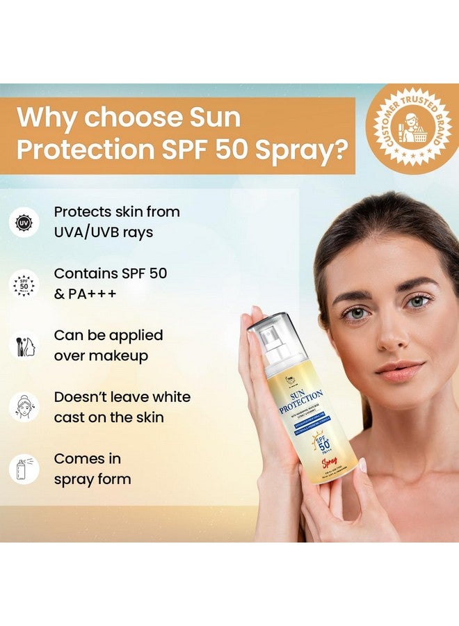 Generic TNW-THE NATURAL WASH Sunscreen Spray | Face & Body Sunscreen for Men & Women | SPF 50 with Niacinamide & White Rose Extract | For Sun Protection Against UVA/UVB | With SPF 50 & PA+++  - Image 3