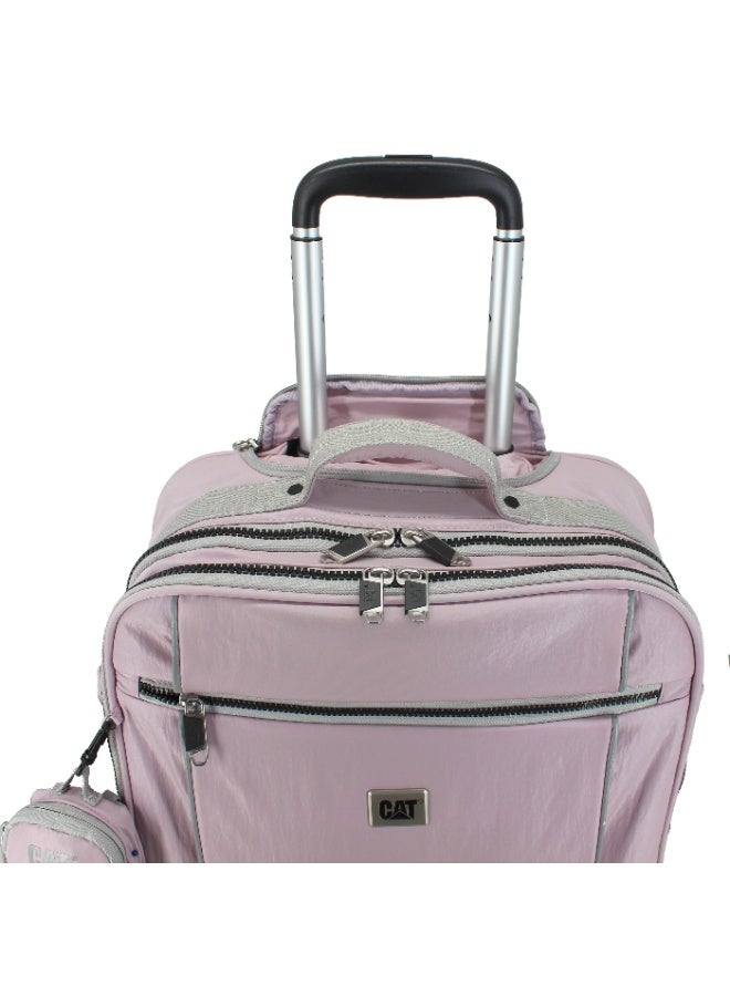 CATERPILLAR CAT SwiftRider 4 Wheel Trolley - Shiny Pale Lilac - Image 4