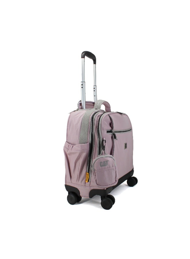 CATERPILLAR CAT SwiftRider 4 Wheel Trolley - Shiny Pale Lilac - Image 2