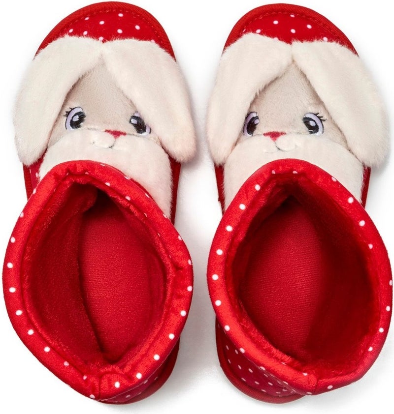 Twigy Bunny Kids Home Boots Red 30/35 CC0041  - Image 3