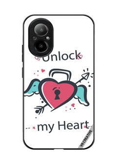 Protective Case Cover For Realme C67 4G Unlock My Heart Design Multicolour