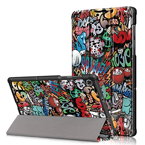 ProElite Sleek Smart Flip Case Cover for Lenovo Tab M10 HD 2nd Gen TB-X306X / Smart Tab M10 HD 2nd Gen TB-X306F, Hippy - Image 1