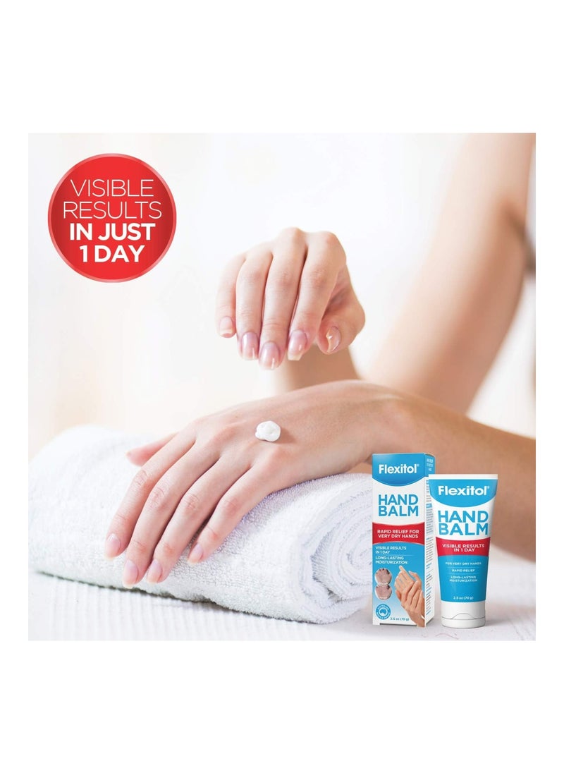 Flexitol Hand Balm, 2.5Oz Tube: Rich Moisturizing Hand_Cream For Fast Relief Of Very Dry Or Chap  - Image 2