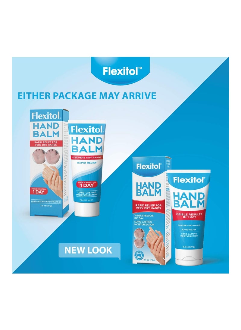 Flexitol Hand Balm, 2.5Oz Tube: Rich Moisturizing Hand_Cream For Fast Relief Of Very Dry Or Chap  - Image 3