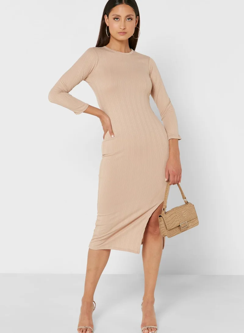 RIVER ISLAND Ribbed Dress