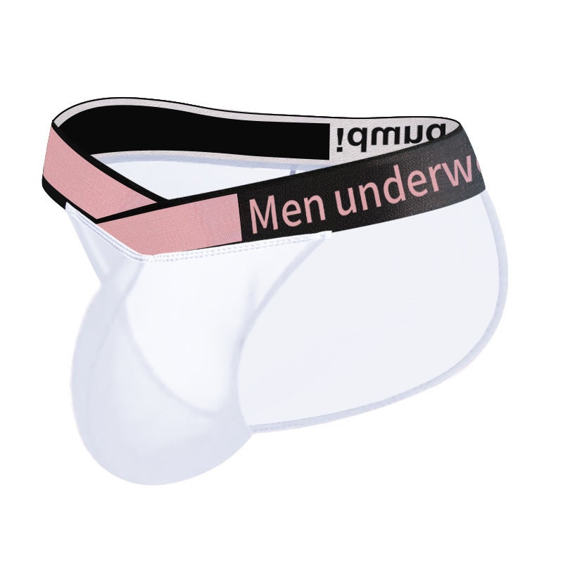 ORLVS V-Neck Ultra-Thin Ice Silk High-Cut Men's Briefs - Image 2