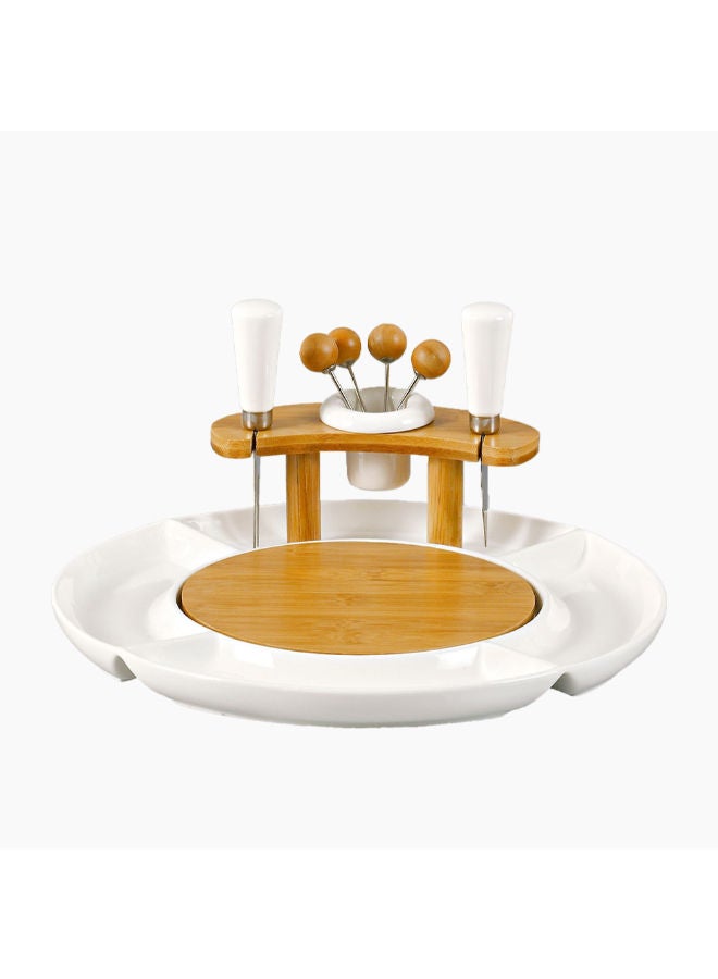 Zinnia By Fathy Mahmoud Cheese Serving Set