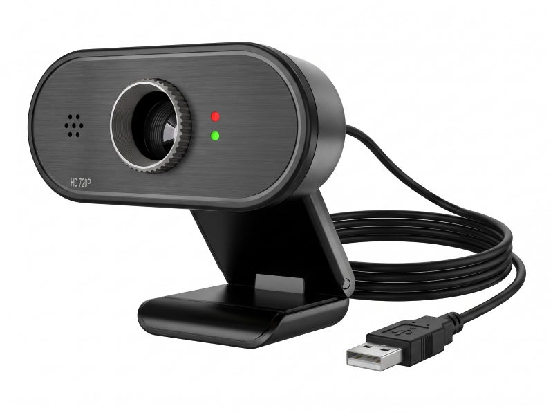 T-Dagger Eagle HD 720P Webcam with Built-in Microphone, Black, Suitable for Live Streaming, Meetings, and Distance Learning, Supports Plug & Play, Model TGW620