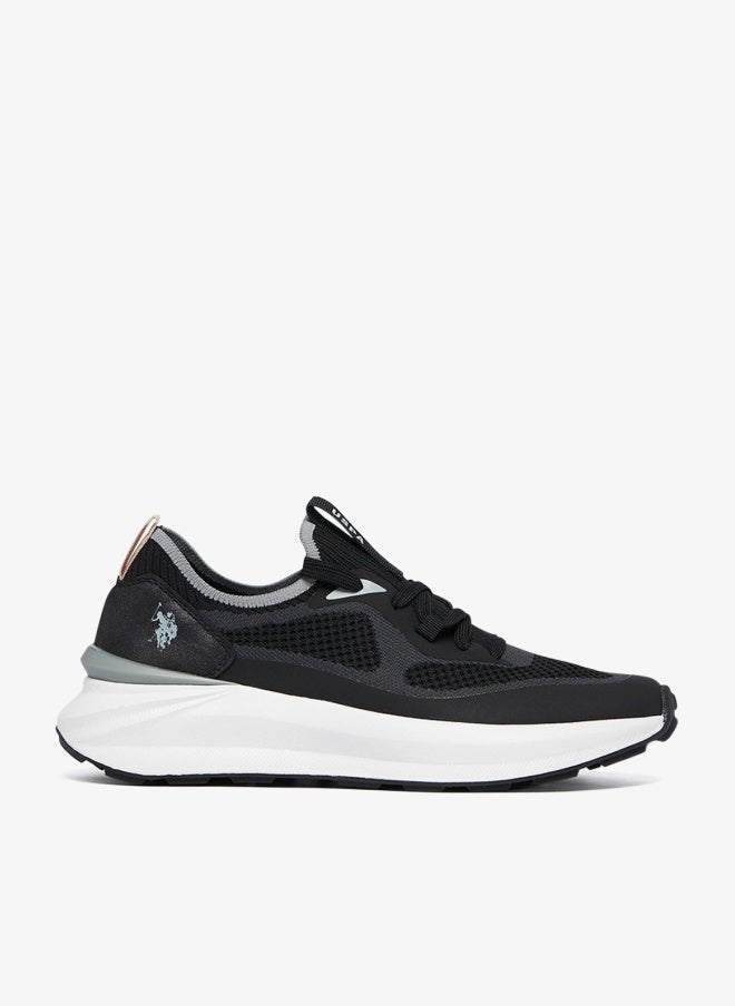 U.S. Polo Assn. Women's Black Low-Top Sneakers - High-Quality Sole for Everyday Look Shoes - Image 1