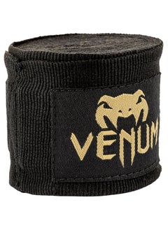 VENUM Kontact Boxing Hand Wraps, Black/Gold, 180 in – Durable, High Support  - Image 2
