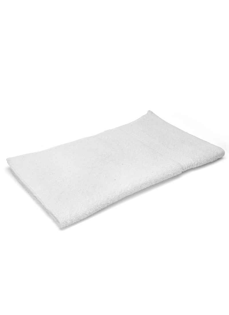 Home-Tex Design - Hometex Design 500 GSM 100% Cotton Soft and Plush White Hand Towel Pack of 12 Pieces 40x70 cm Perfect for Home and Gifting - Image 1