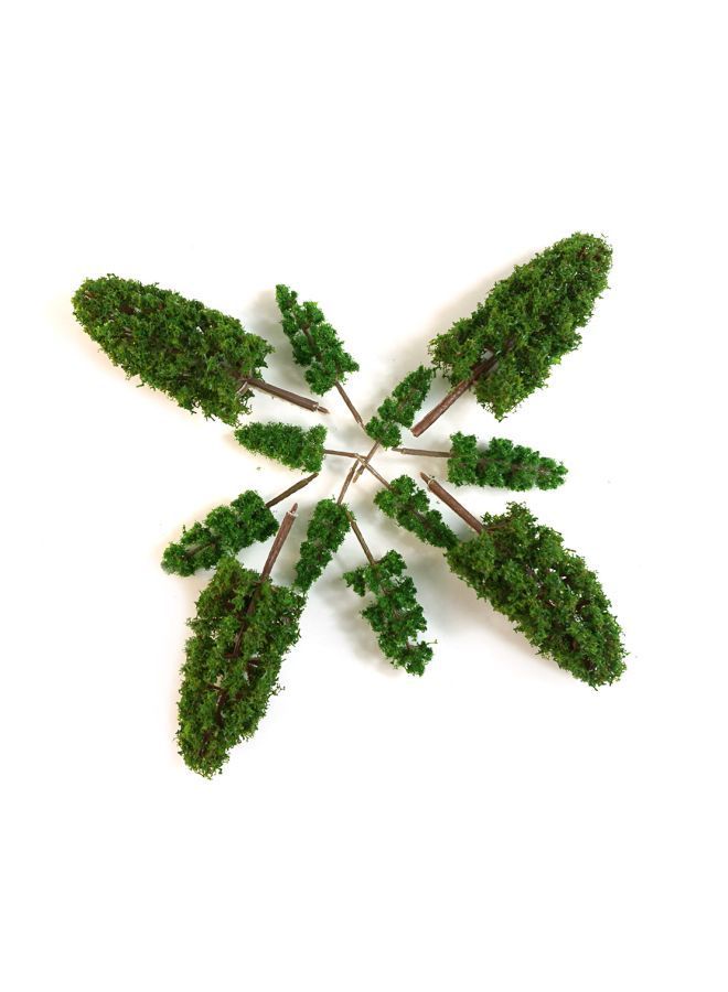 NIBEMINENT 24-Piece Artificial Model Tree Set - Image 3