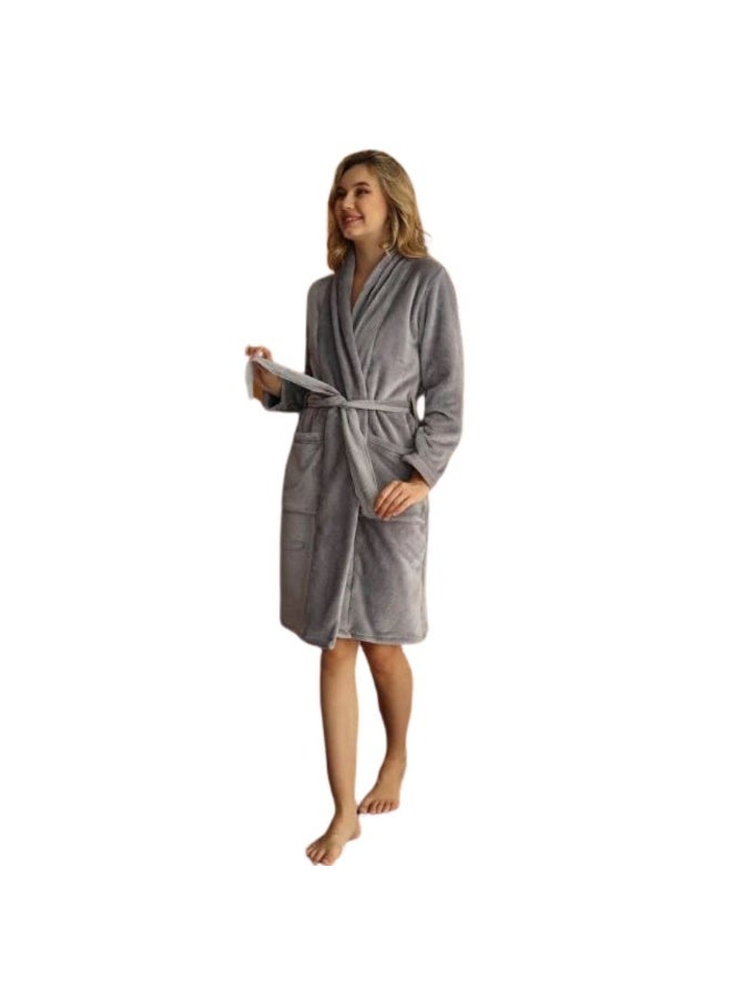 Women's velvet robe - Image 4