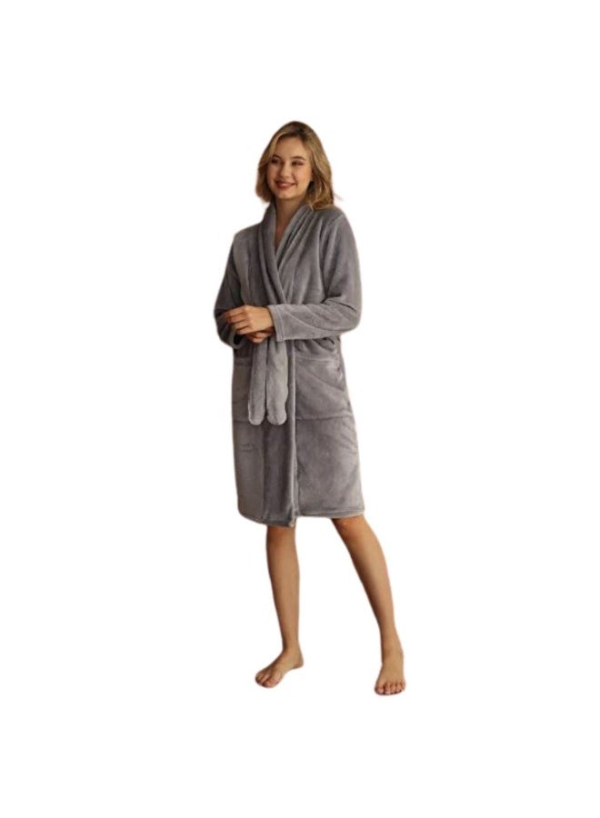 Women's velvet robe - Image 1