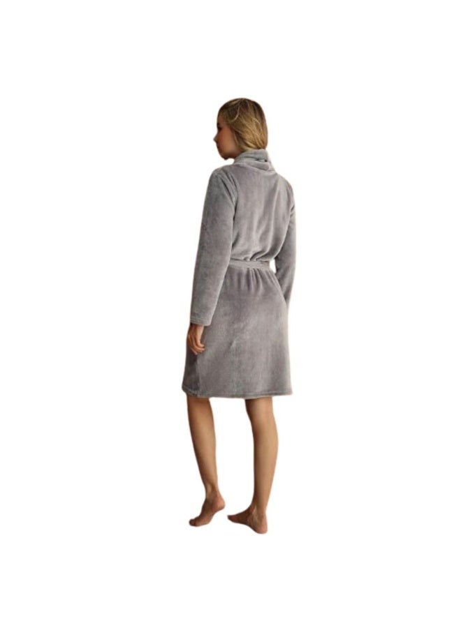 Women's velvet robe - Image 2