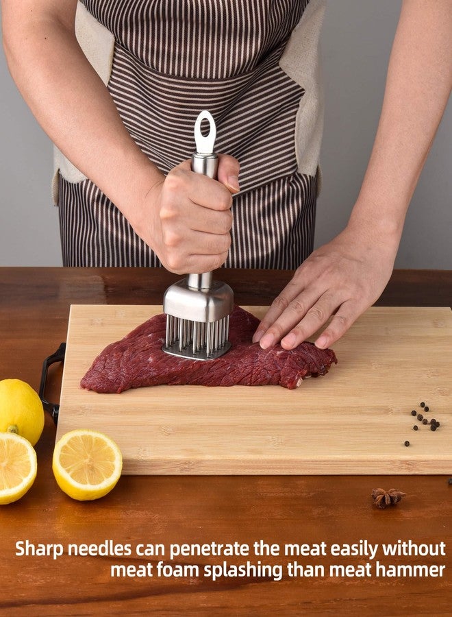 Aliglow 304 Stainless Steel Meat Tenderizer Needle Meat Hammer Mallet Tool Pounder For Tenderizing and Pounding Steak, Beef Pork Chicken BBQ And Poultry - Image 5