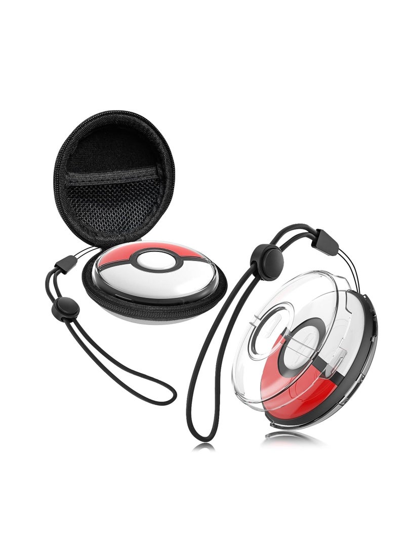 Y&D Carrying Case Compatible with Po-ké-mon GO Plus +, Protective Hard PC Crystal Cover Hand Strap, and Cover, Scratch-Resistant, Portable Travel - Image 1