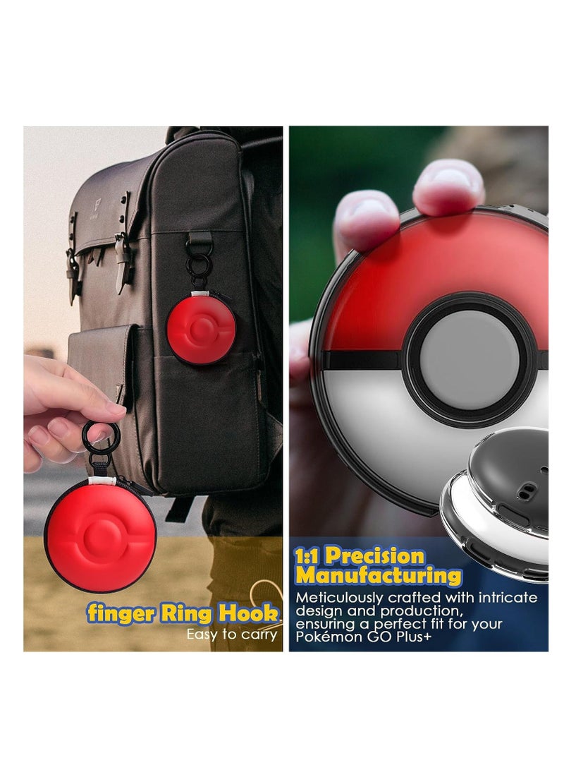 Y&D Carrying Case Compatible with Po-ké-mon GO Plus +, Protective Hard PC Crystal Cover Hand Strap, and Cover, Scratch-Resistant, Portable Travel - Image 5