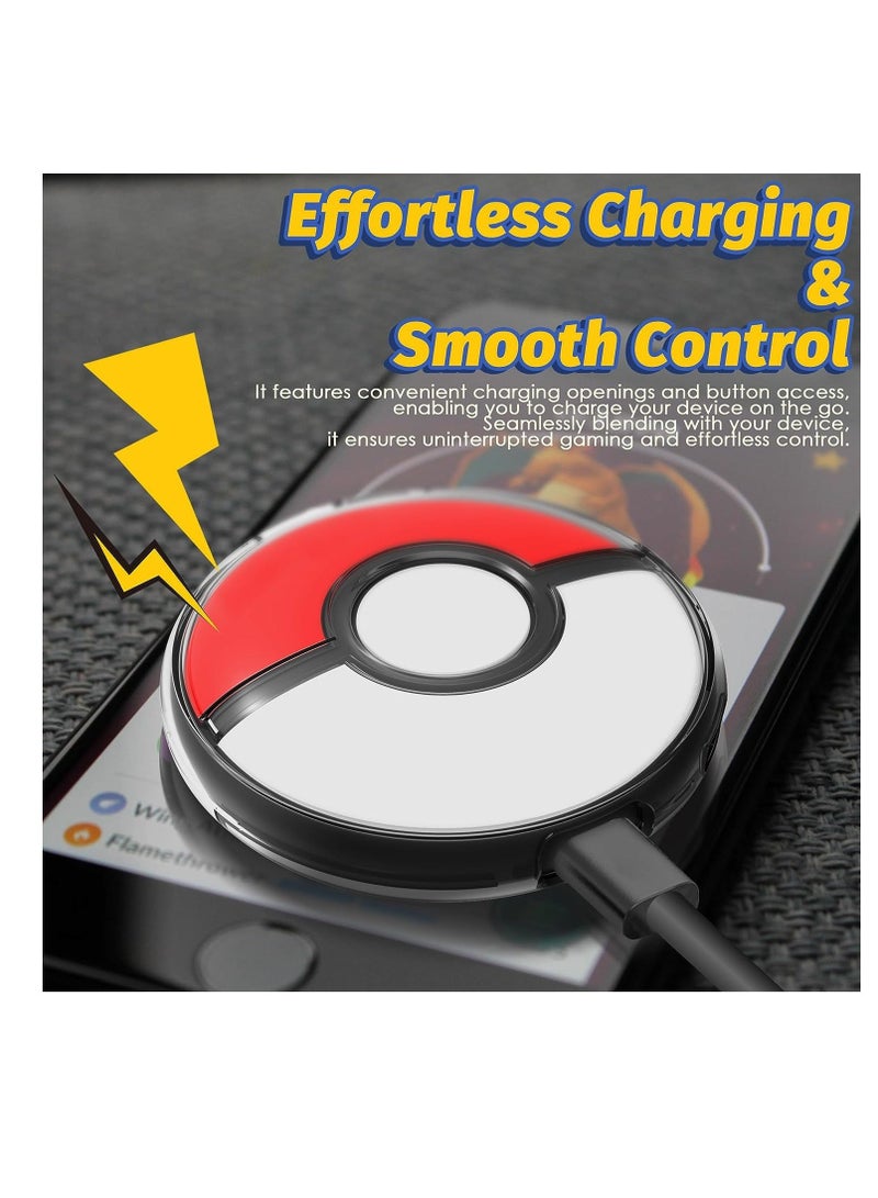 Y&D Carrying Case Compatible with Po-ké-mon GO Plus +, Protective Hard PC Crystal Cover Hand Strap, and Cover, Scratch-Resistant, Portable Travel - Image 3