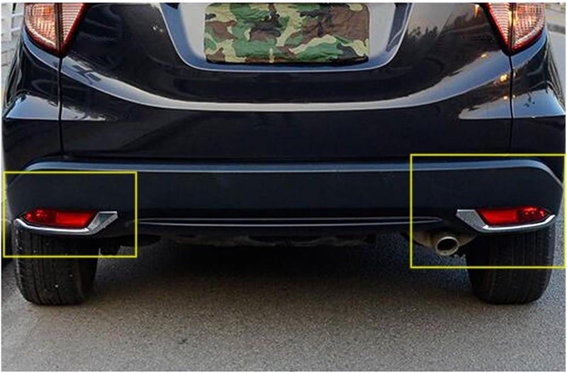 QASULER Car Fog Light Bezel for HR-V Vezel 2014-2018 - Image 3