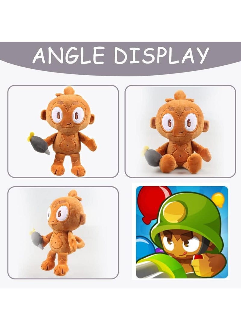 Generic - Olivia Bloon TD 6 Cartoon Plush Toy, Bloons TD 6 Plush Doll Children Gift Birthday (Dart Monkey) - Image 1