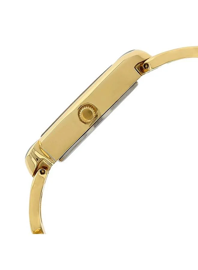 سوناتا Asymmetrical Shape Metal Analog Wrist Watch 8073YM02 - 22 mm - Golden