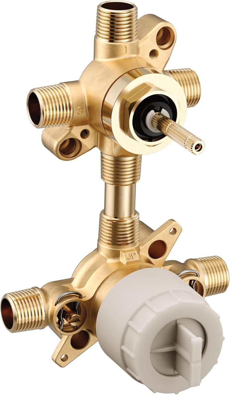 Moen U232CIS MCORE Shower Mixing Valve with 2 or 3 Function Integrated Transfer Valve with CCIPS Connections and Stops - Image 1