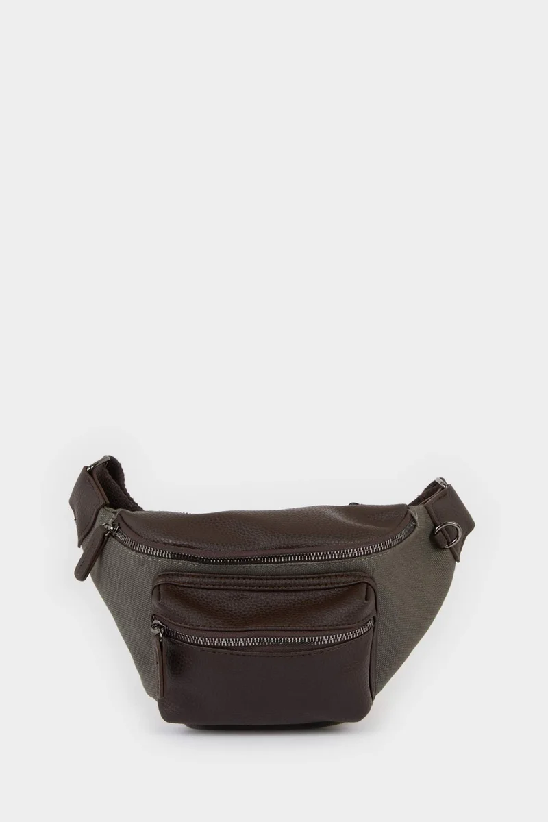 Defacto Man Canvas Waist Bag