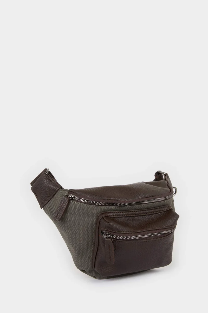 Defacto Man Canvas Waist Bag