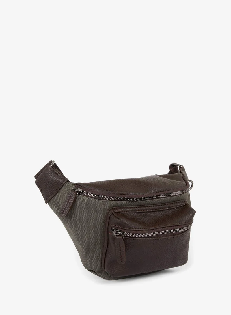 Defacto  Man Canvas Waist Bag for Men | Best Price UAE