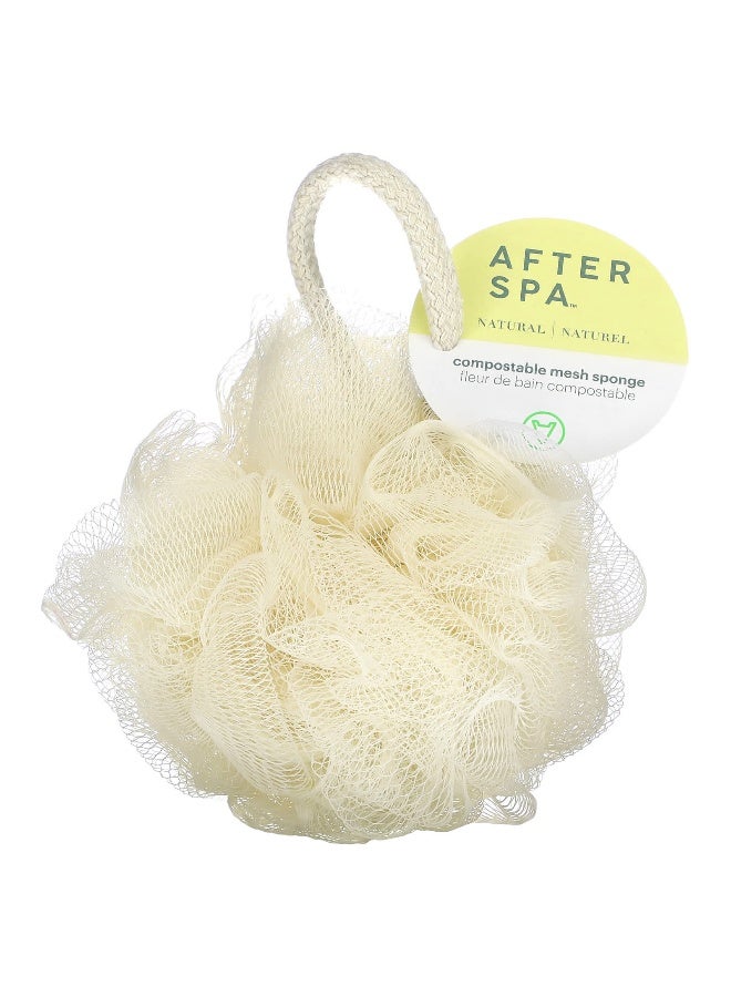 AfterSpa, Compostable Mesh Sponge, 1 Sponge - Image 1