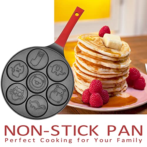 DAYOOH Egg Pan Omelette Pan Pancake Pan Maker Nonstick Egg Cooker Skillet for Pancakes Cookies Burgers Breakfast Pan - Image 5