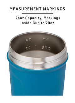 Laperva Laperva Blender Bottle Stainless Steel Shaker, Red  - Image 5