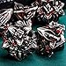 ARUOHHA DND Metal Dice Set Blood Leaf Design Polyhedral Dice with Box 7PCS D and D Dice RPG Role Playing Games D20 D12 D10 D8 D6 D4 - Image 4