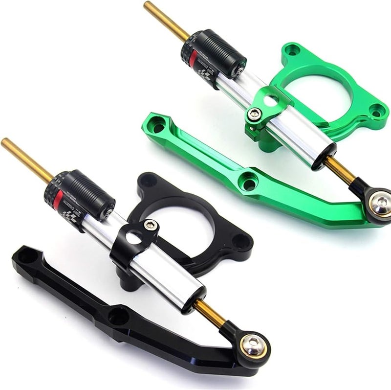 CNC Steering Damper Stabilizer Bracket Kit For Kawasaki Z800 Z800 Color Damper Bracket A - Image 3