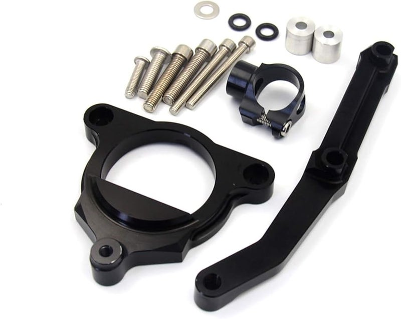 CNC Steering Damper Stabilizer Bracket Kit For Kawasaki Z800 Z800 Color Damper Bracket A - Image 1