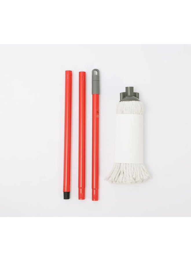 Home Pro Home Pro Cotton Mop with 3 Parts Adjustable Handle  - Image 4
