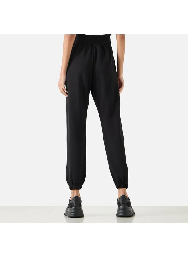 Kappa Kappa Solid Joggers with Pockets and Drawstring Closure