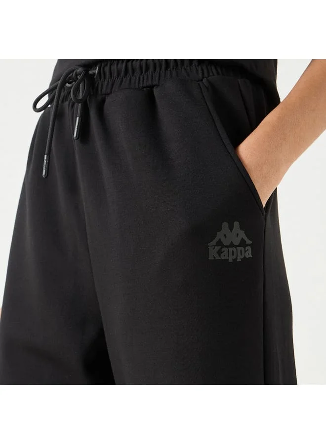 Kappa Kappa Solid Joggers with Pockets and Drawstring Closure
