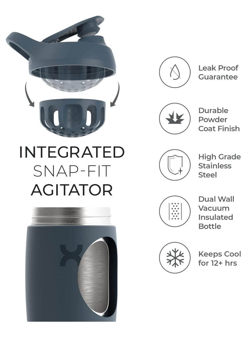 Promixx Pursuit Shaker Bottle - Stainless Steel - 550ml - Image 4