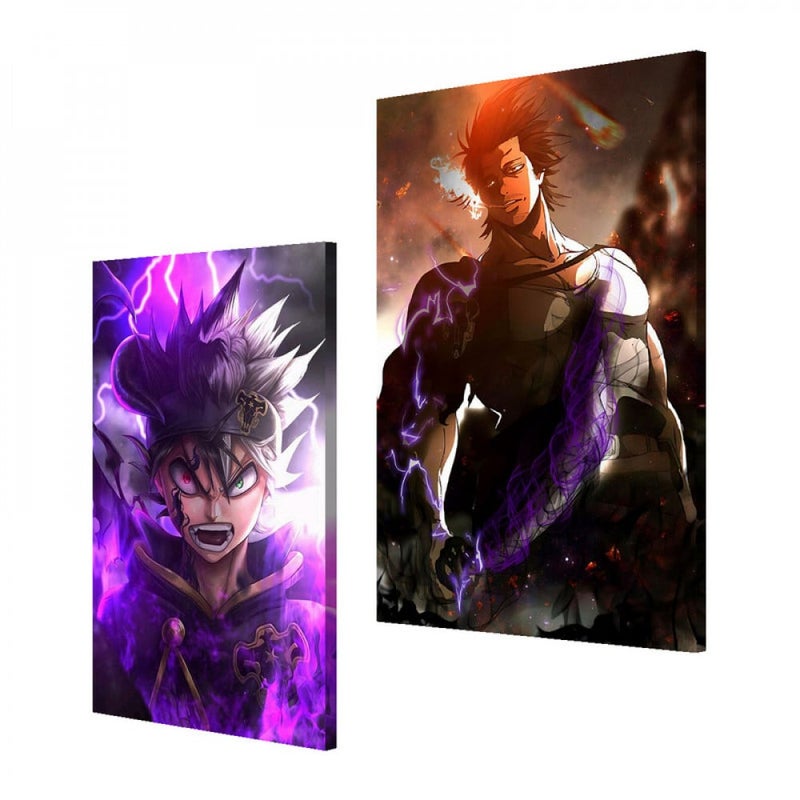 ماركتنا لوحة قماشية ثنائية بتصميم أنمي - Image 2