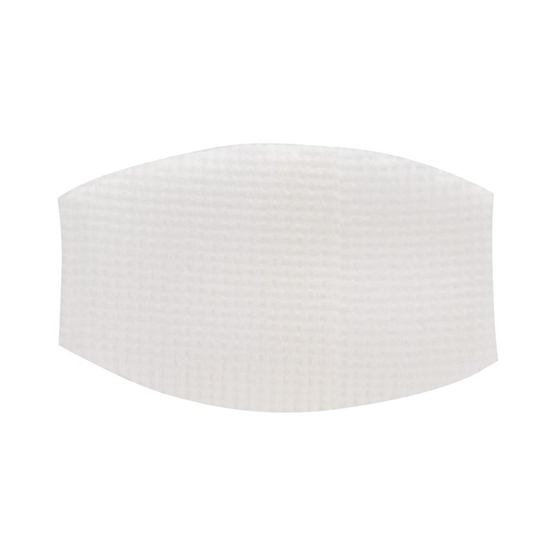 Dukal 841 Oval Eye Cotton Pads 1 5/8 in. x 2 5/8. in. (Box of 50) - Image 2
