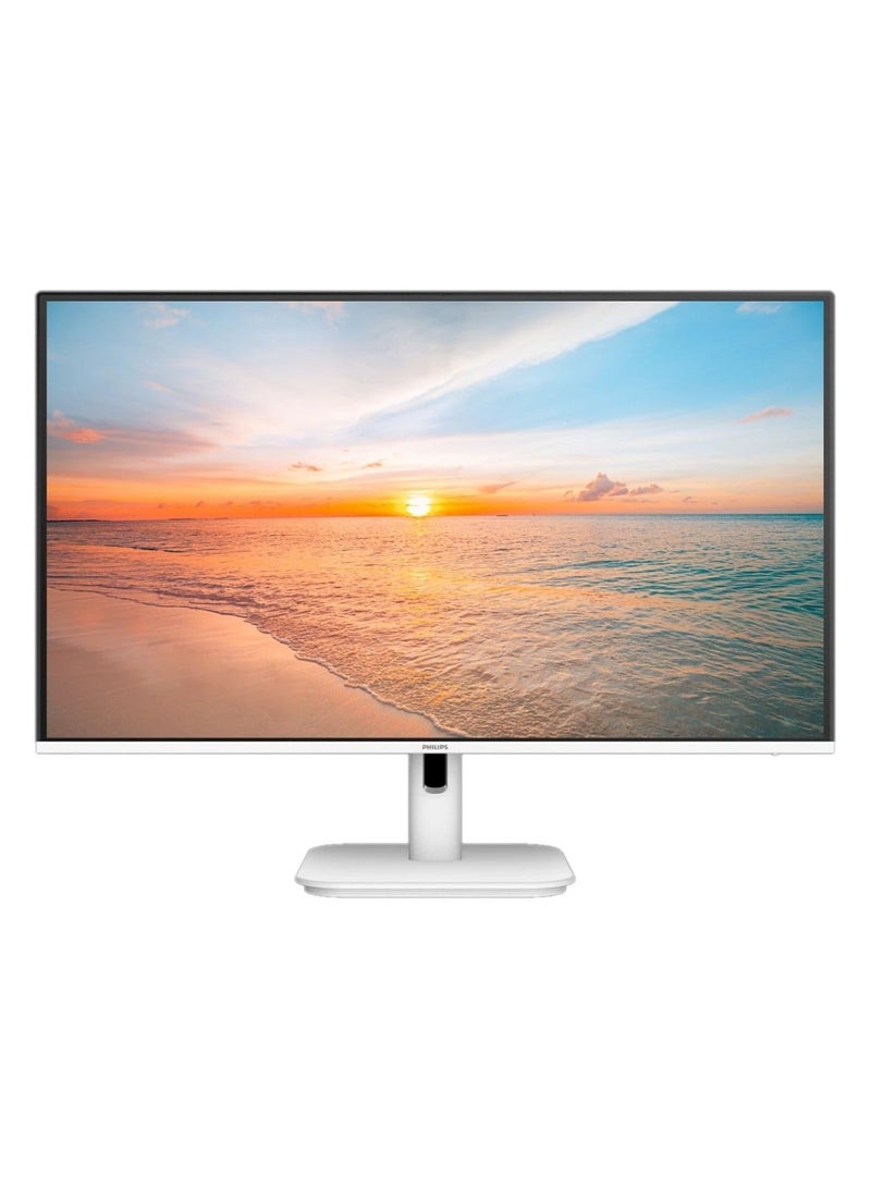 Philips 27" Inch 100Hz FHD IPS Monitor, Built-in Stereo Speakers For Multimedia - 27E1N1100AW | White - Image 1